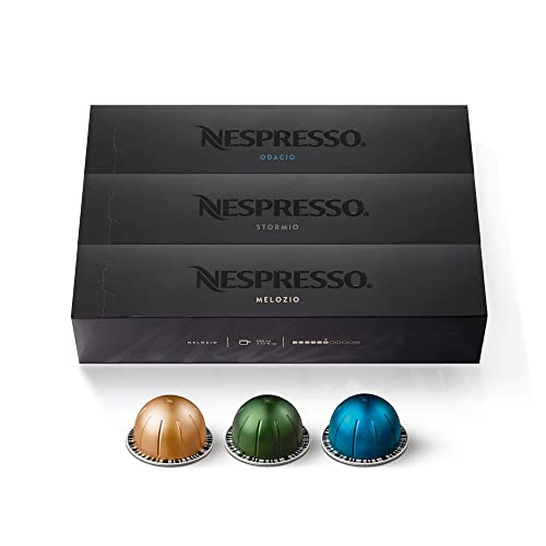 Nespresso VertuoLine Coffee Variety Bundle (30 Count) + Double Espresso Scuro (10 Count)