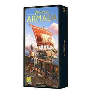 7 Wonders Armada Board Game EXPANSION (New Edition)| Family Board Game | Civilization Board Game for Adults| Strategy Board Game for Game Night | 3-7 Players | Ages 10+ | Made by Repos Production