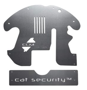 cat security™ - anti theft catalytic converter protection shield, fits - toyota prius 2010-2015