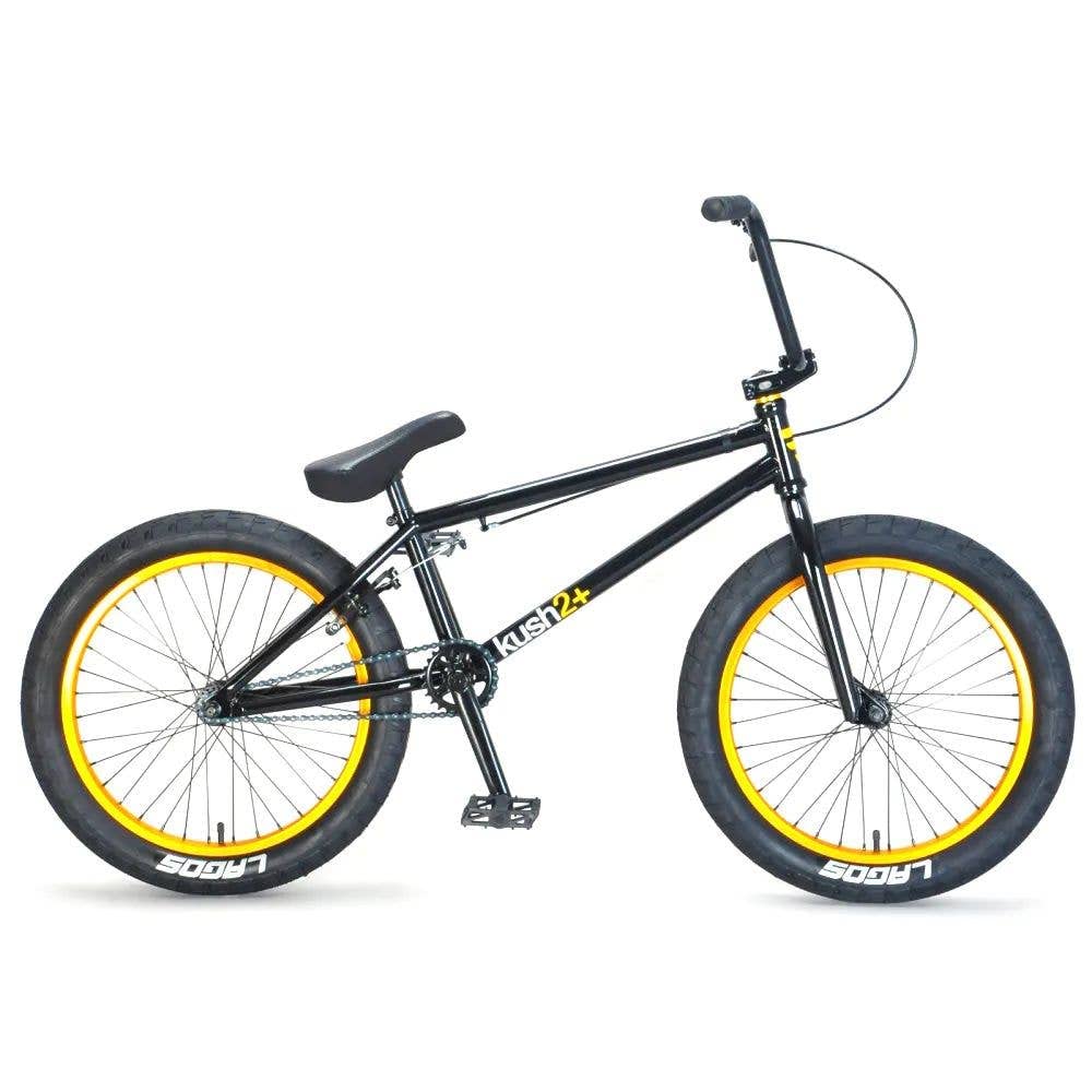 Mafiabikes Kush 2+ 20 inch BMX Bike Black Gold