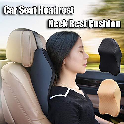 Car Neck Cushion for Driving,Car Seat Neck Pillow, Headrest Cushion for Neck Pain Relief & Cervical Support,Car Seat Headrest Neck Rest Cushion 3D Memory Foam Soft Breathable Seat Headrest Pad