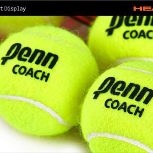 3pcs/ Tube Original Tennis Balls Training Balls Penn Coach Durable Tennis Ball Professional Head Tennis Balls Tennisball Total 6pcs Balls