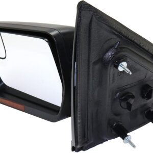 Garage-Pro Mirror Compatible with 2011-2014 Ford F-150 Driver Side, Heated, Power Glass, Blind Spot Glass, Signal Light, Textured Black