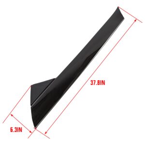 Right A-Pillar Molding Windshield Outer Trim Compatible with 2011-2019 Ford Explorer 4 Door Utility Replace for BB5Z-7803145-AA, BB5Z-7803137-AB W/Side Tape (Passenger Side)