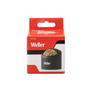 Weller Soldering Brass Sponge Tip Cleaner with Silicone Holder - WLACCBSH-02