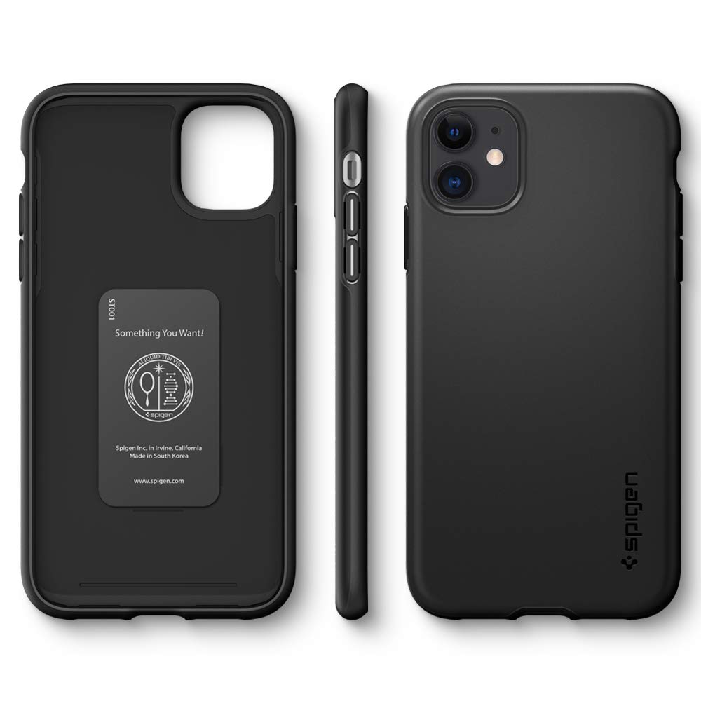 Spigen Thin Fit Pro Designed for Apple iPhone 11 Case (2019) - Black