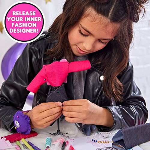 LOL OMG Fashion Studio by Horizon Group USA DIY Fashion Designing Kit. Cut & Create Your Own Outfits. Sketch Designs, Trace & Sew. Includes Fabric, Thread, Crayons, Markers & More