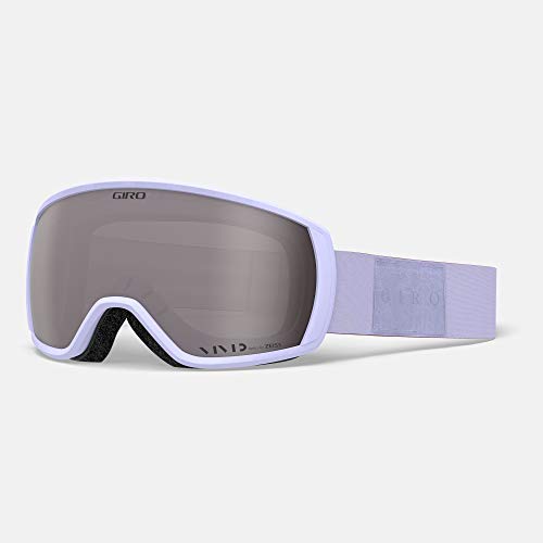 Giro Facet Ski Goggles - Snowboard Goggles for Women & Youth - Fluff Purple Mono Strap with Vivid Onyx Lens