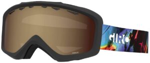giro grade snow goggle 2021 - kid's tropic with amber rose lens medium