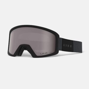 giro blok ski goggles - snowboard goggles for men & youth - black mono strap with vivid onyx lens