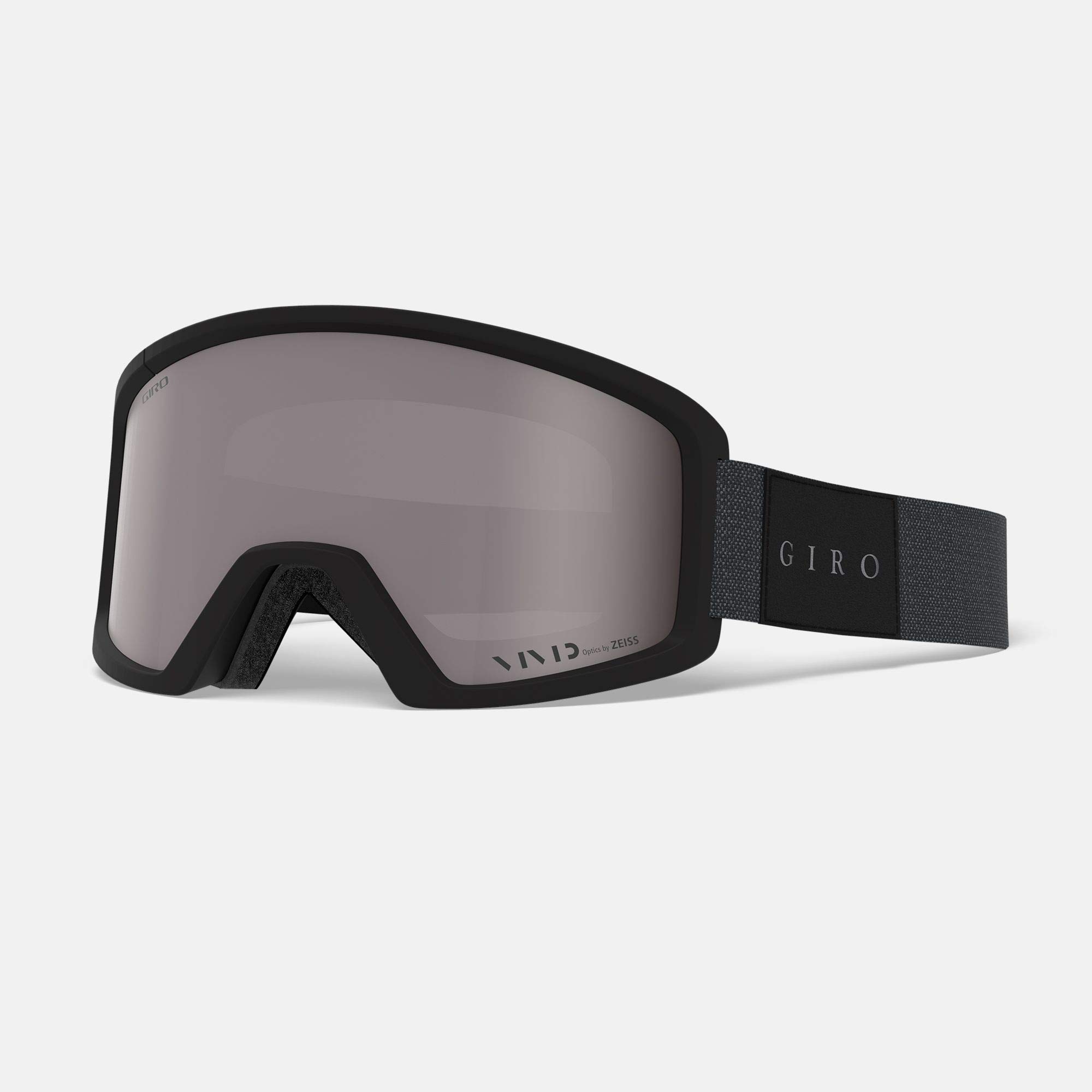 Giro Blok Ski Goggles - Snowboard Goggles for Men & Youth - Black Mono Strap with Vivid Onyx Lens