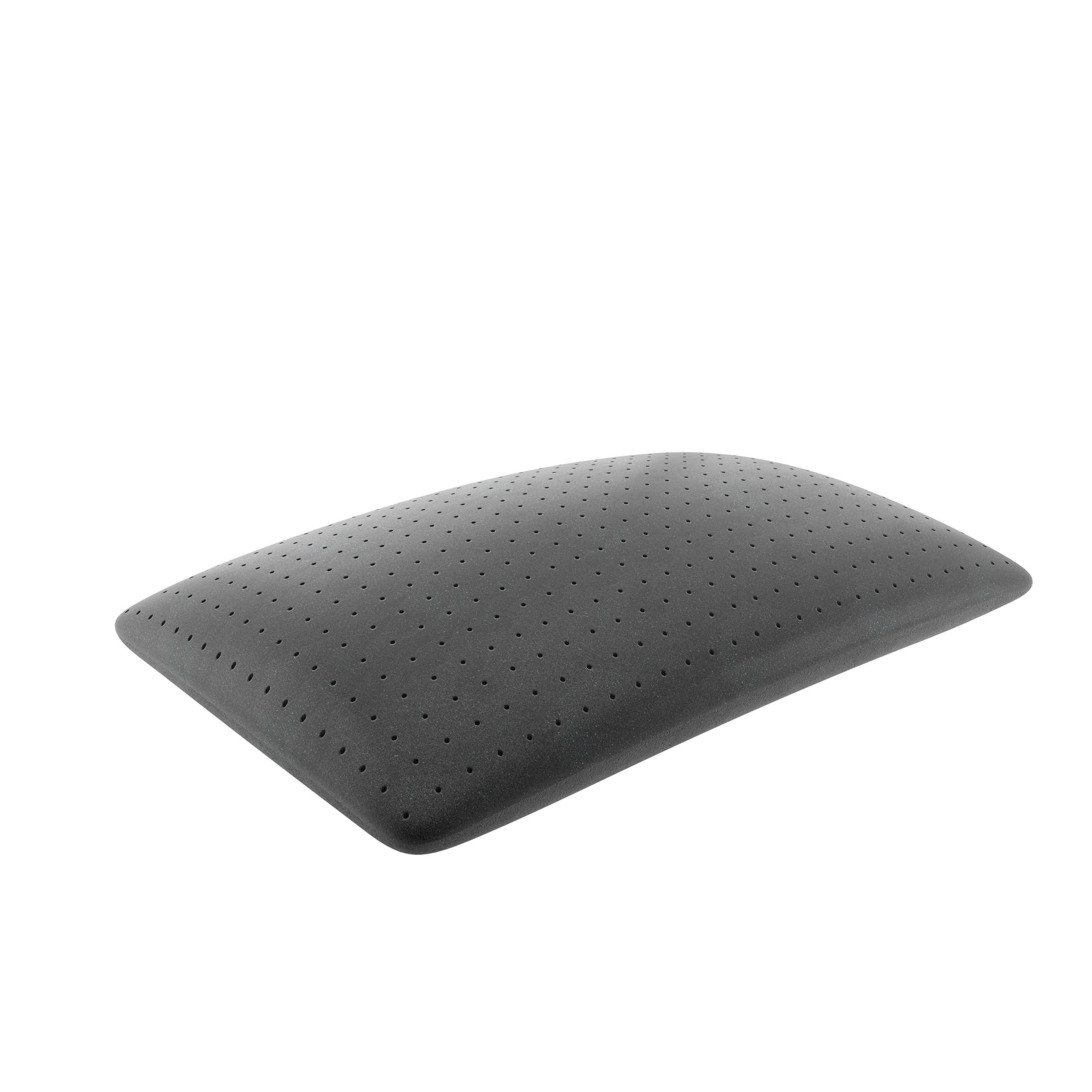 Serta iComfort Carbon Fiber Memory Foam Pillow, Queen, Gray