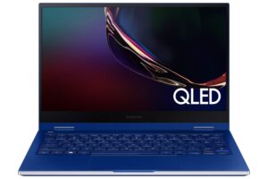 samsung galaxy book flex 13.3” laptop| qled display and intel core i7 processor | 8gb memory | 512gb ssd| long battery life and bluetooth-enabled s pen | (np930qcg-k01us), blue (renewed)