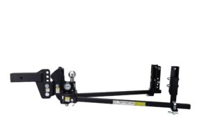 weigh safe truetow weight distribution wswd8-2 with 4 point sway control & weight gauge, 8" drop 2" shank 15,000 lbs max gtw 1,500 lbs max tongue weight - includes 2-5/16" tow ball & 1 pc lock set