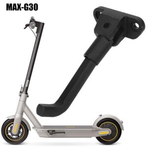 Tbest Scooter Kickstand, Aluminum Alloy Electric Scooter Foot Support Bracket Side Kickstand Parking Stand for Ninebot MAX‑G30 Kickstand For Scooter