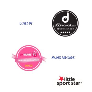 Tennis Racket | Suitable from Birth to 2 Years | Your First Tennis Racket | to Inspire and Play with | Extra Sensory Features for Babies | Part of The LITTLE SPORT STAR Baby Collection