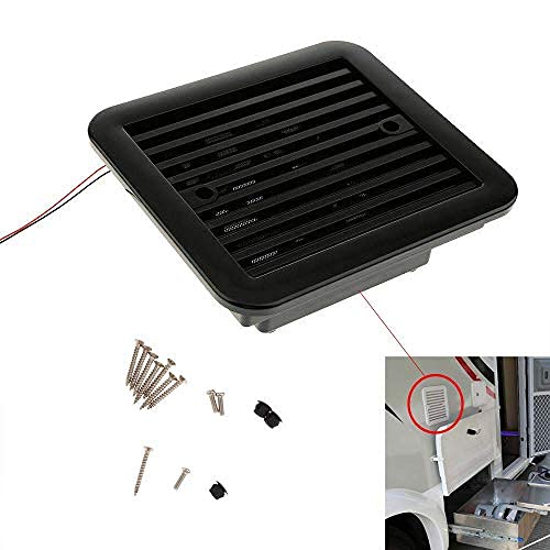 MACHSWON 12V Cooling Exhaust Fan Air Vent Ventilation for Motorhome RV Caravan Black