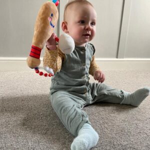 Baby Baseball Toy | Ideal Toy from Birth to 12 Months | My First Baseball bat | Inspire and Play | Extra Sensory Features for Babies | Part of The LITTLE SPORT STAR Collection for Babies