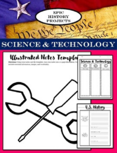 u.s. history: science & technological innovations impact on daily life - illustrated notes