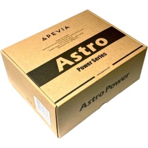 APEVIA ASTRO450W Astro 450W ATX Power Supply with Auto-Thermally Controlled 120mm Fan, 115/230V Switch, All Protections