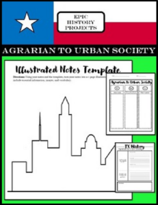 tx history: agrarian to urban society - illustrated notes