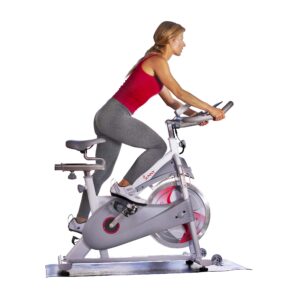 sunny health & fitness magnetic belt drive premium indoor cycling bike - sf-b1876