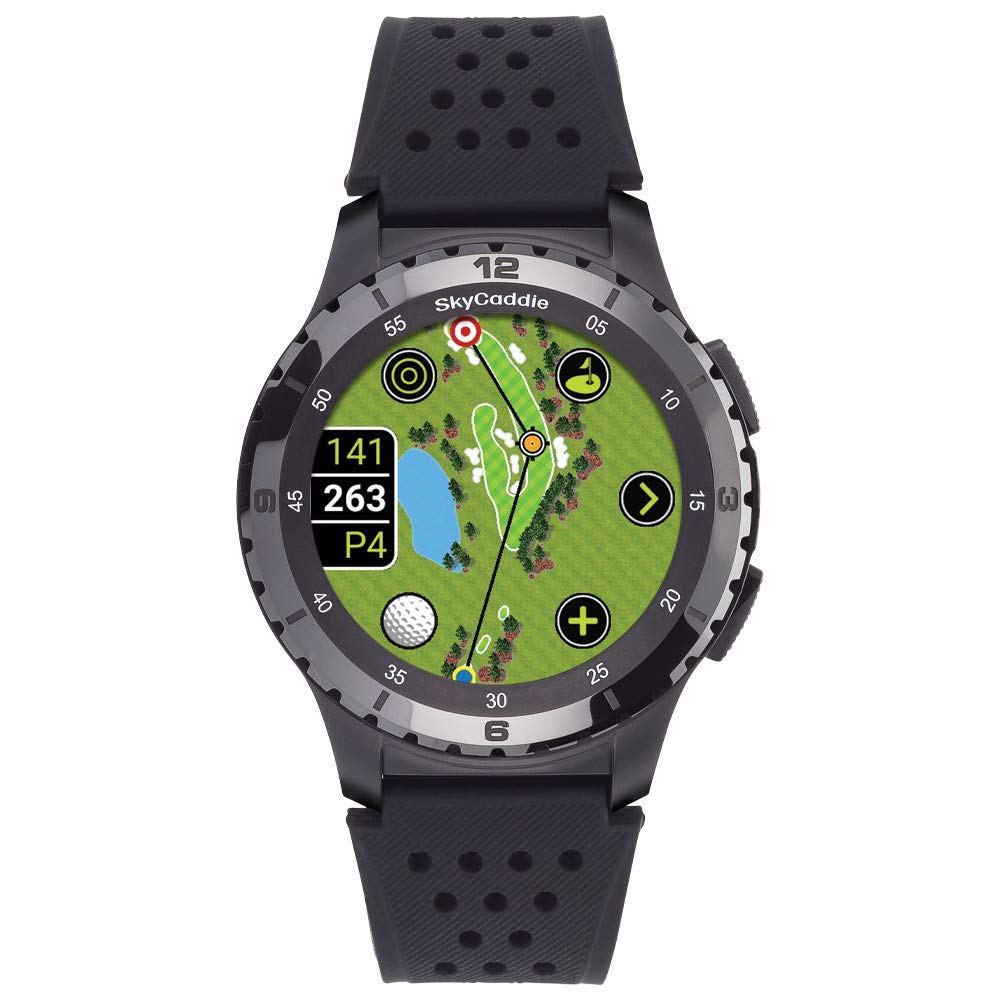 SkyCaddie LX5C Golf GPS Watch with Ceramic Bezel, Black