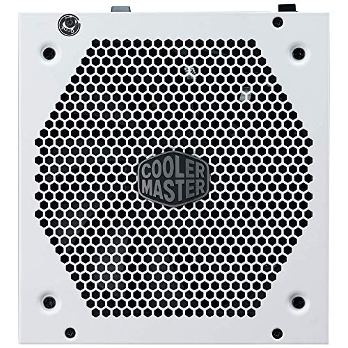 Cooler Master V750 Gold White Edition V2 Full Modular,750W, 80+ Gold Efficiency, Semi-fanless Operation, 16AWG PCIe high-Efficiency Cables, 10 Year Warranty