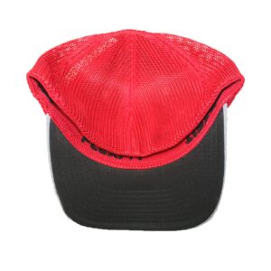 Dmax Duramax Truck Hat Fitted Flex fit Ball Cap Flexfit Stretch OSFA Gray Knit/RED