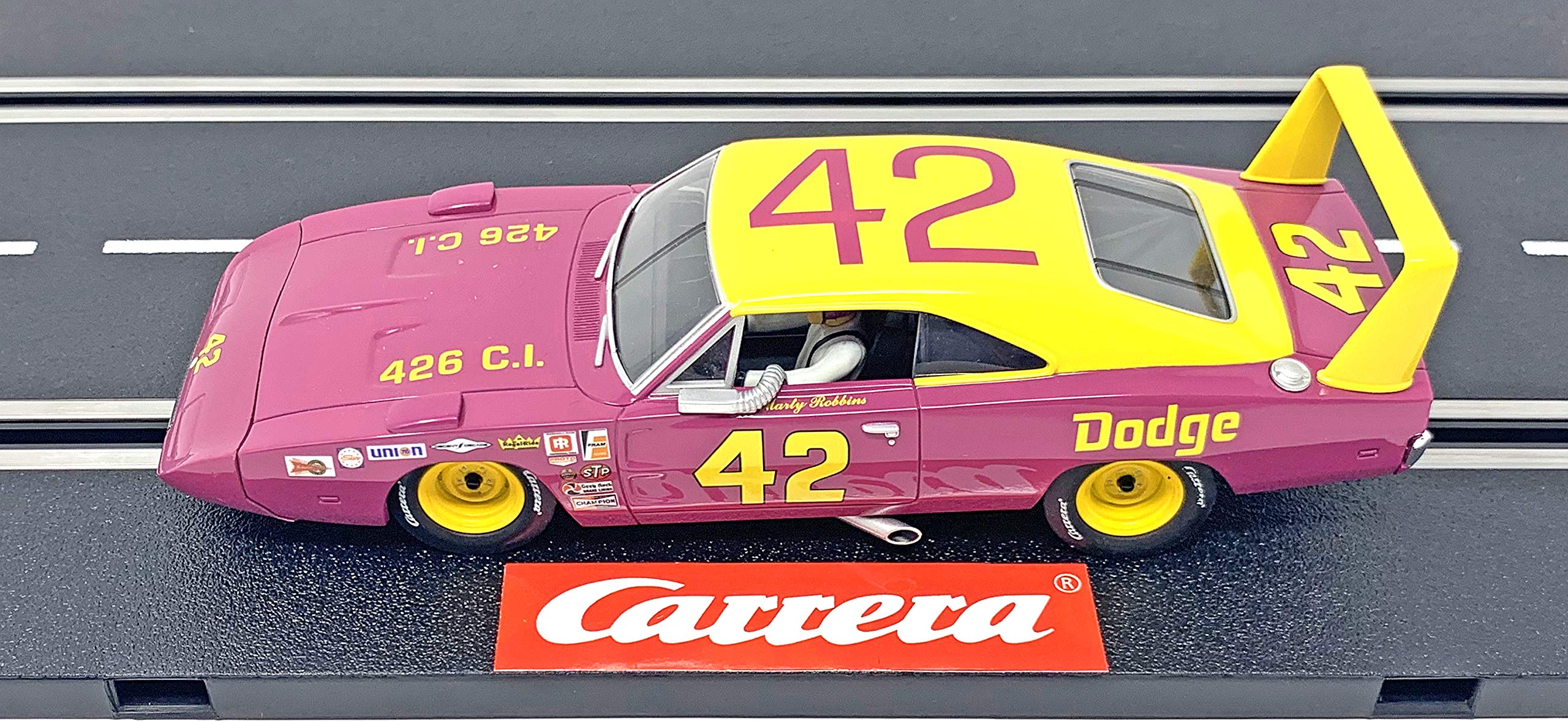 Carrera 30941 Dodge Charger Daytona No. 42 1:32 Scale Digital Slot Car Racing Vehicle for Carrera Digital Slot Car Race Tracks