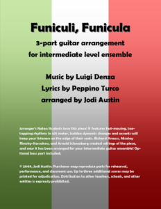 funiculi funicula (for guitar ensemble)