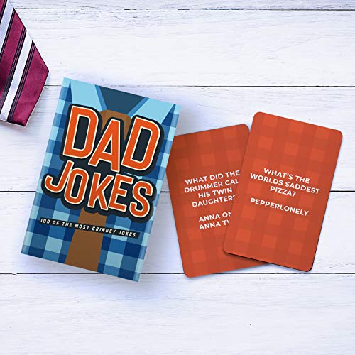 Gift Republic Dad Jokes 100 Hilarious Dad Joke Cards World's Funniest Dad Jokes & Puns Funny Father's Day Birthday Christmas Gift for Dad Granddad