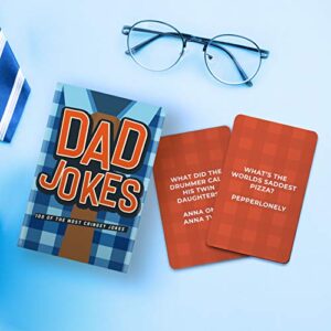 Gift Republic Dad Jokes 100 Hilarious Dad Joke Cards World's Funniest Dad Jokes & Puns Funny Father's Day Birthday Christmas Gift for Dad Granddad