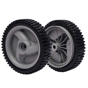 2 pack mower front drive wheels for craftsman husqvarna 194231x460 401274x460 583719501 wheel 8" x1-3/4