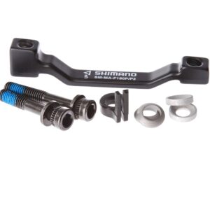 shimano unisex - adult 1 brake mounts & adaptor, black, one size