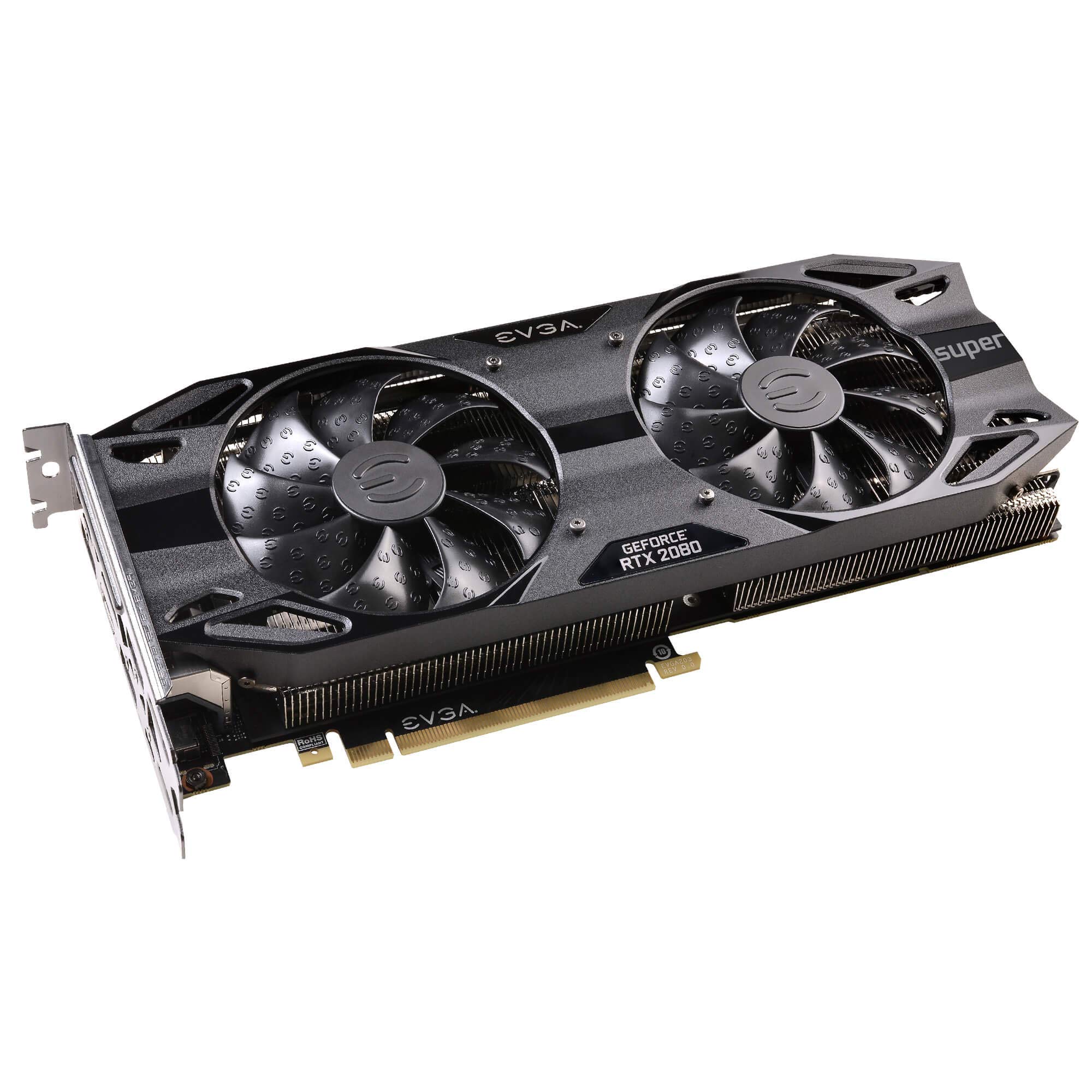 EVGA 08G-P4-3081-KR, GeForce RTX 2080 Super Black Gaming, 8GB GDDR6 (Renewed)