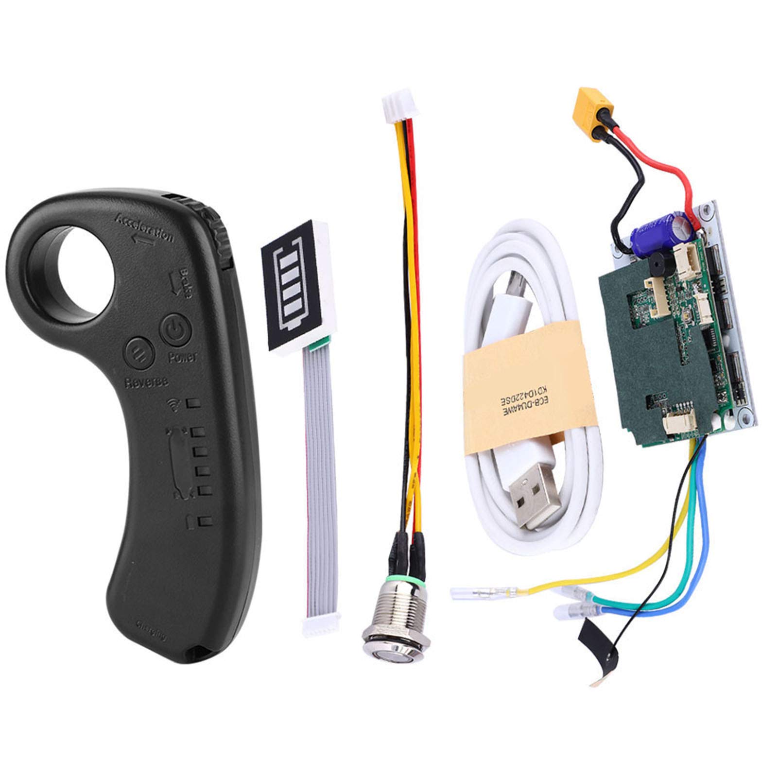 Enrilior Electric Skateboard,Longboard Single Drive ESC Substitute Control Mainboard with Remote