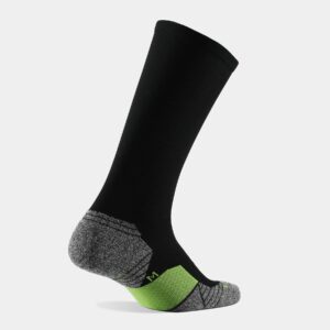 WANDER 6 Pairs Men's Athletic Run Cushion Over-the-Calf Tube Socks (6 pairs Green, XL:Shoe Size:12-14)