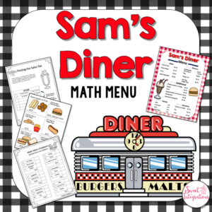 sams' diner math restaurant menu