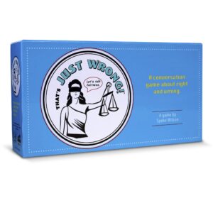 that's just wrong! a family game about right and wrong - solve real law cases together - ages 14+