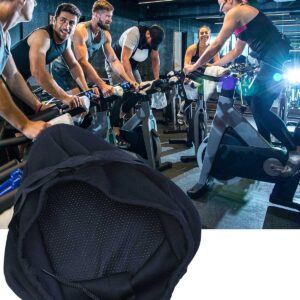 Letgoing Bike Seat Gel Cushion Cover Large Comfort Wide Gel Soft Pad Comfortable Exercise Bicycle Saddle Cover for Women and Men, Fits Cruiser Stationary Bike, Indoor Cycling Spin