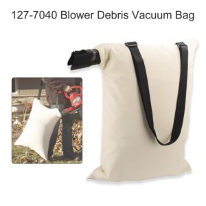 127-7040 Blower Debris Vacuum Bag, Compatible with Toro Leaf Blower 137-2336 108-8994 127-7040, Fits Model 51436 51563 51581 51594 51599 51609 51619 51621