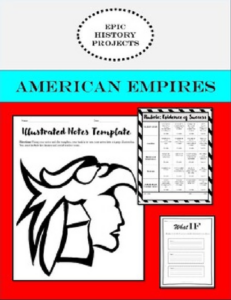 world history: american tribes (maya/aztec/inca) mini lesson & illustrated note projects