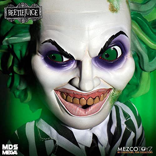 Mezcotoyz - Figurne Beetlejuice - Beetlejuice Talking 38cm - 0696198904031