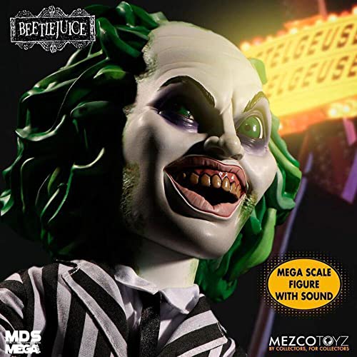 Mezcotoyz - Figurne Beetlejuice - Beetlejuice Talking 38cm - 0696198904031