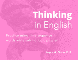 thinking in english: time sequence
