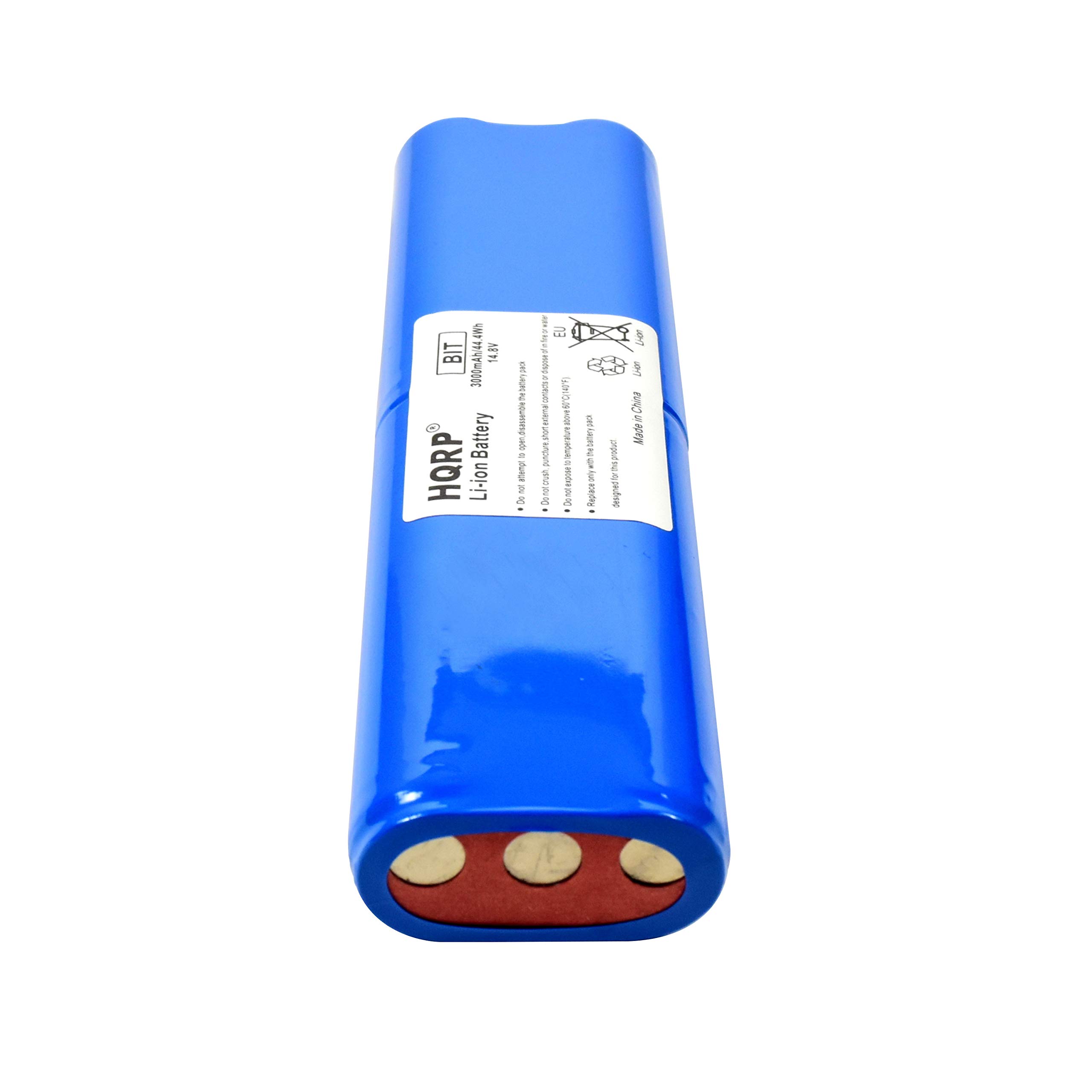 HQRP Battery Compatible with Bissell 1607381 SmartClean Robot Series 16051 1605 16052 16058 16059 1605A 1605R 1605W 1605C, 2142, 1974 19745 Robotic Vacuum 14.8V 3000mAh