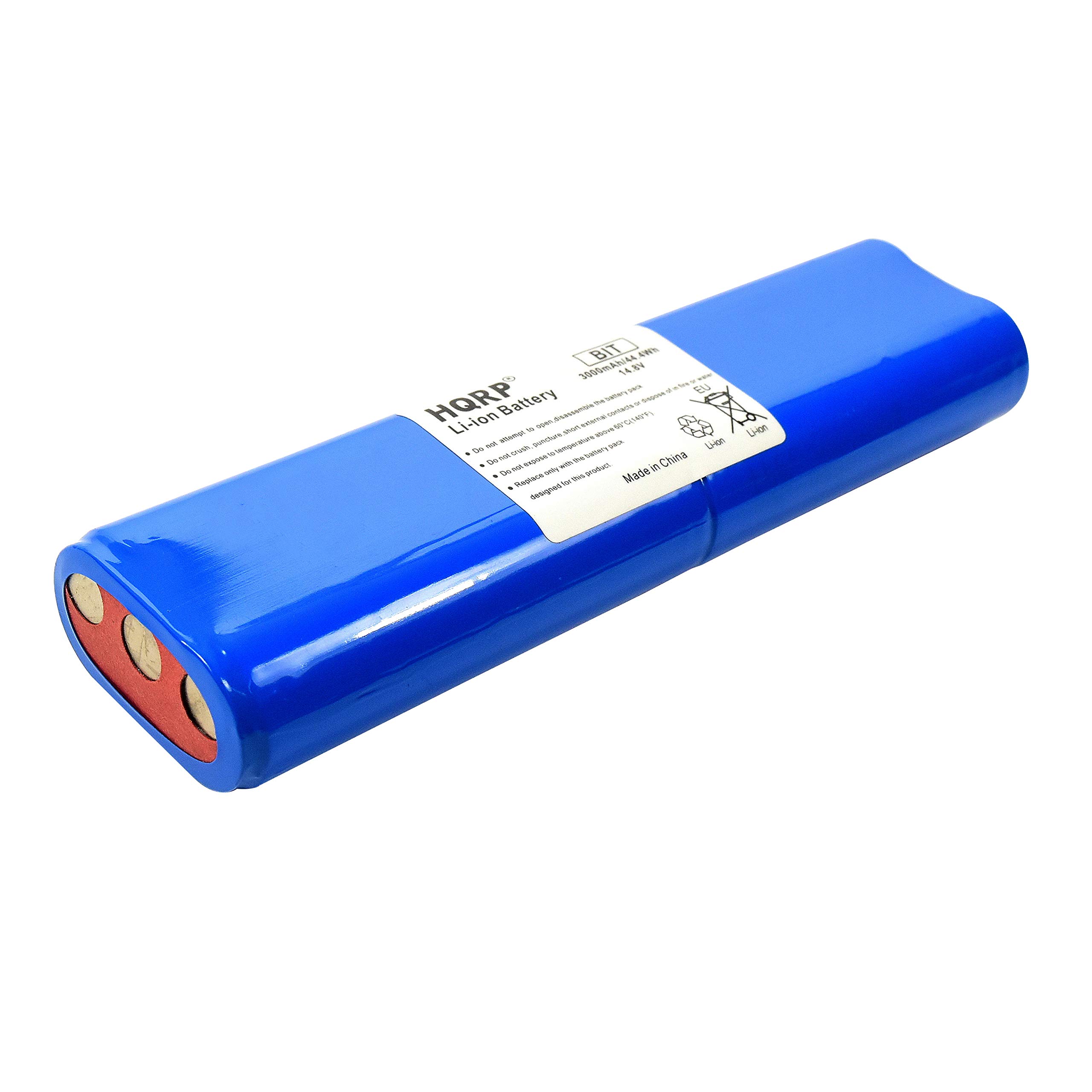 HQRP Battery Compatible with Bissell 1607381 SmartClean Robot Series 16051 1605 16052 16058 16059 1605A 1605R 1605W 1605C, 2142, 1974 19745 Robotic Vacuum 14.8V 3000mAh