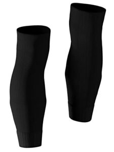 tekkerz leg sleeve compatible with grip socks best alternative to soccer, football, hockey, rugby athletic socks