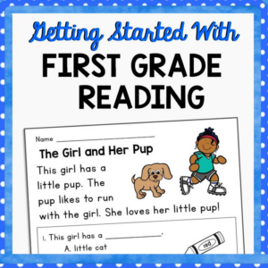 reading passages with comprehension questions: ideal for the end of kindergarten or the beginning of first grade